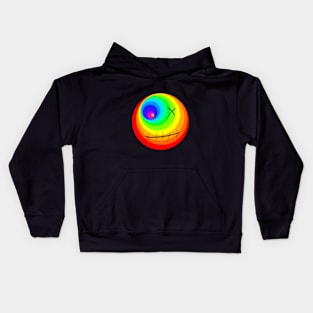 Rainbow Smiley Kids Hoodie